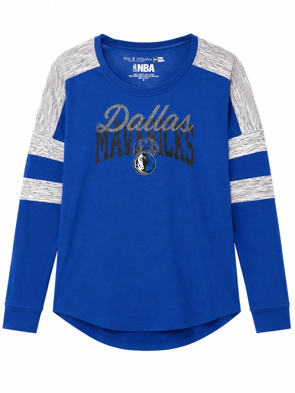 Dallas Mavericks Blue Long-Sleeve Top
